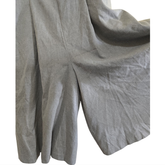 Vivian Chan McKenna Jumpsuit Medium Wide Leg Crop Culotte Mesh Cross Back - Picture 9 of 14